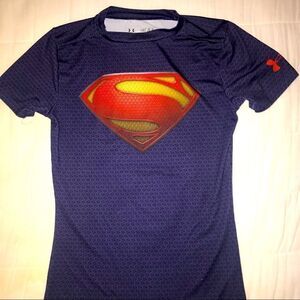 Under Armour boys superman heat gear
